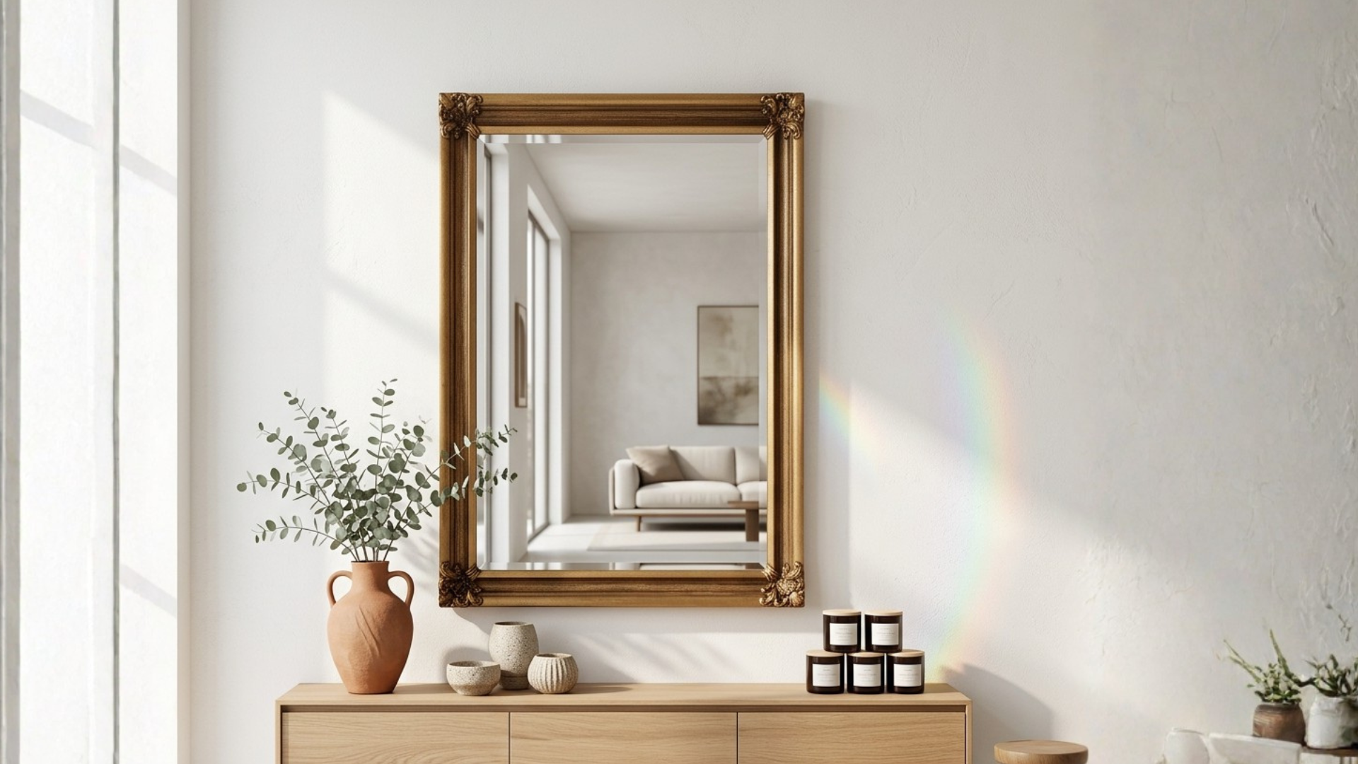 ドレッサー・ミラー・鏡台 Vintage Space Curl Mirror Mirrors