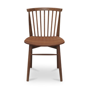 Walnut Spindle-Back Dining Chair