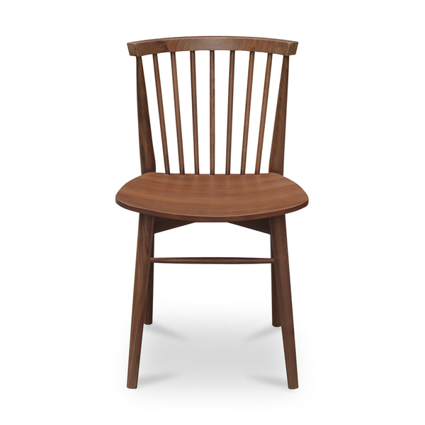 Walnut Spindle-Back Dining Chair