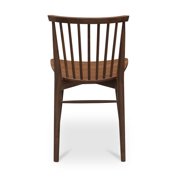 Walnut Spindle-Back Dining Chair