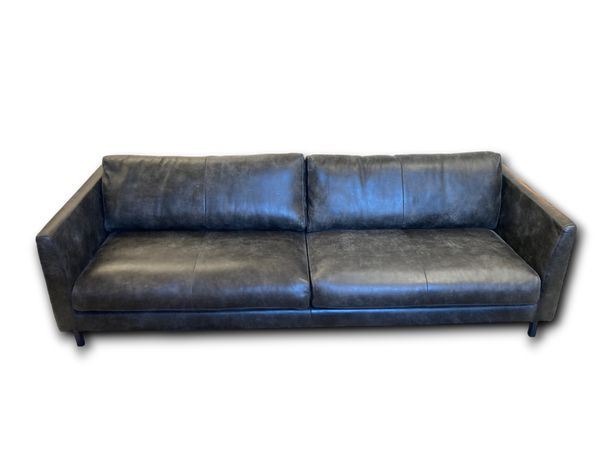 Distressed Leather Sofa