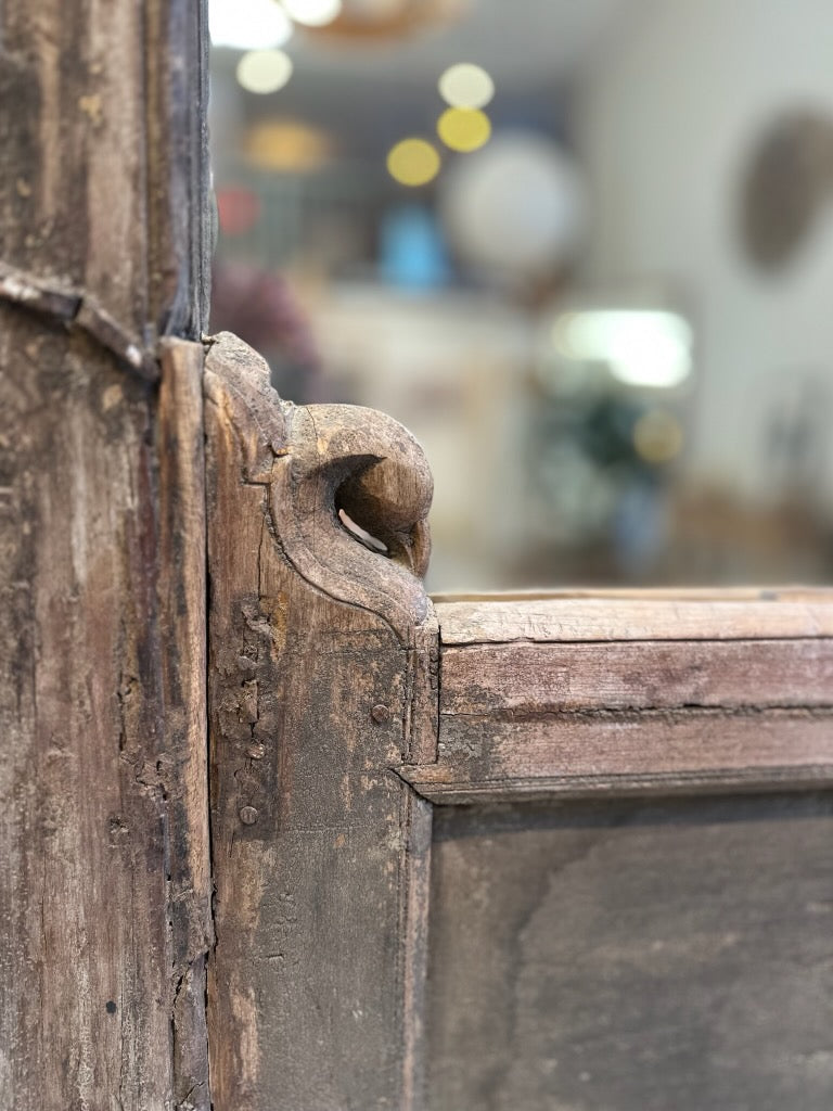 Antique Archway Floor Mirror