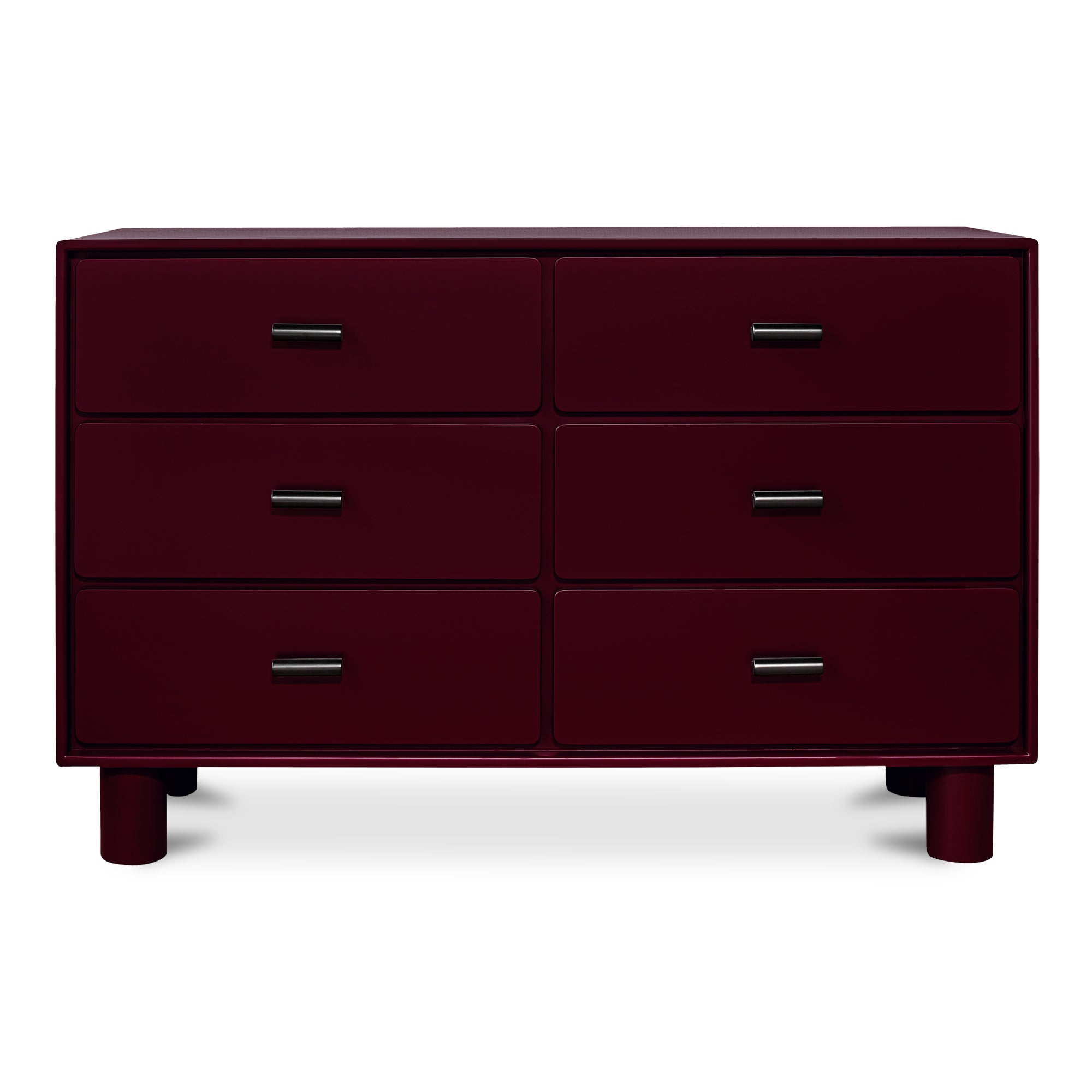 Jolene 6 Drawer Dresser Deep Red Jolene 6 Drawer Dresser Deep Red