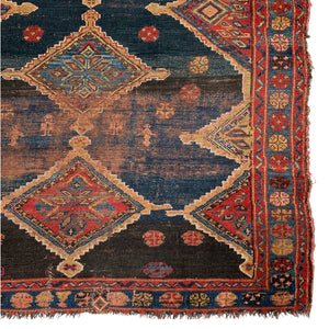 Vintage Caucasian Rug • 5'10" x 4'4"