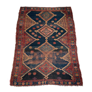 Vintage Caucasian Rug • 5'10" x 4'4"