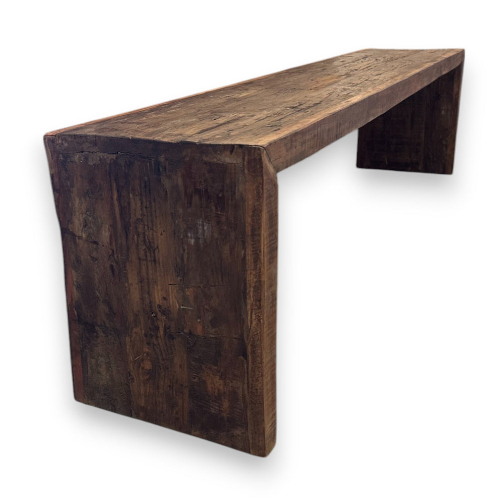 Salvaged Plank Bench