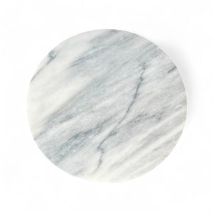 Marble & Iron Side Table