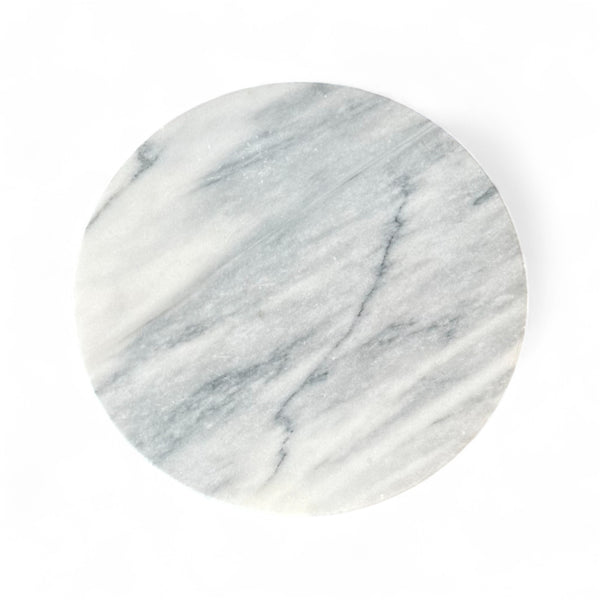 Marble & Iron Side Table