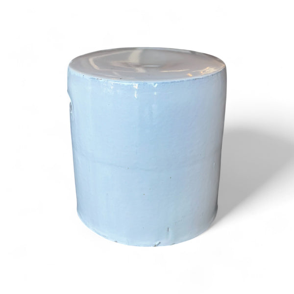 White Ceramic Garden Stool