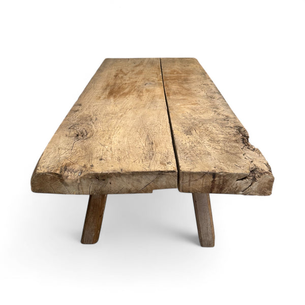 French Butcher Block Coffee Table