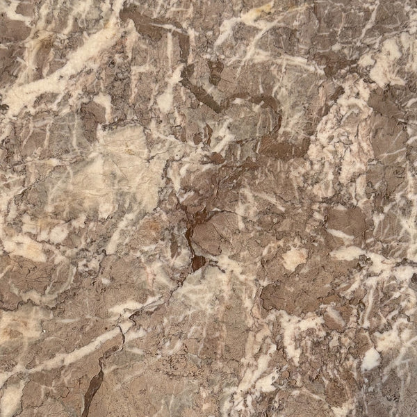 Vintage Iron Table with Stone Top