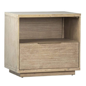 Acacia Nightstand with Storage