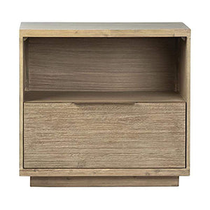 Acacia Nightstand with Storage