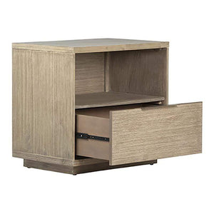 Acacia Nightstand with Storage