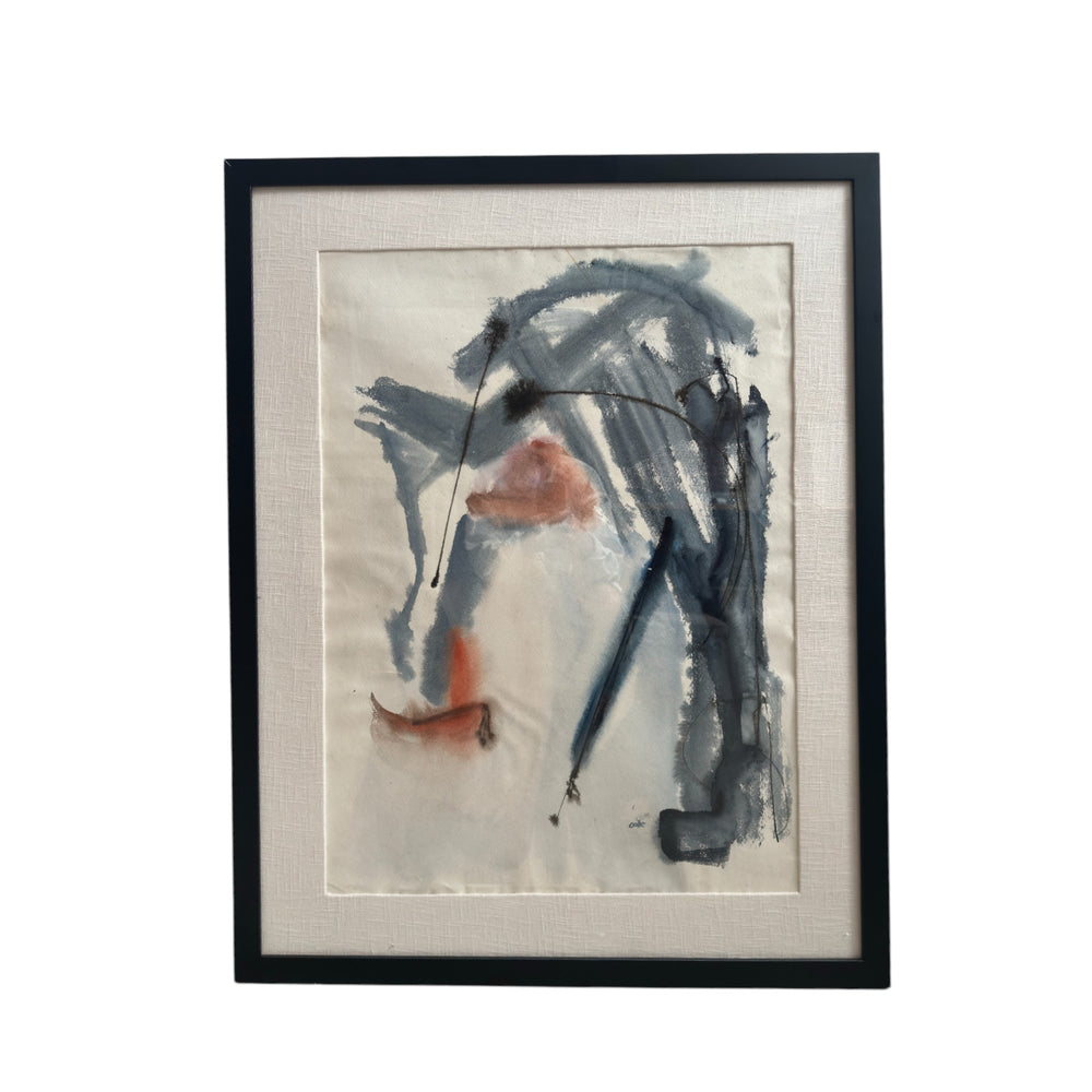 Abstract Expressionist Watercolor Painting by Richard Cole • 30"W x 38.5"H