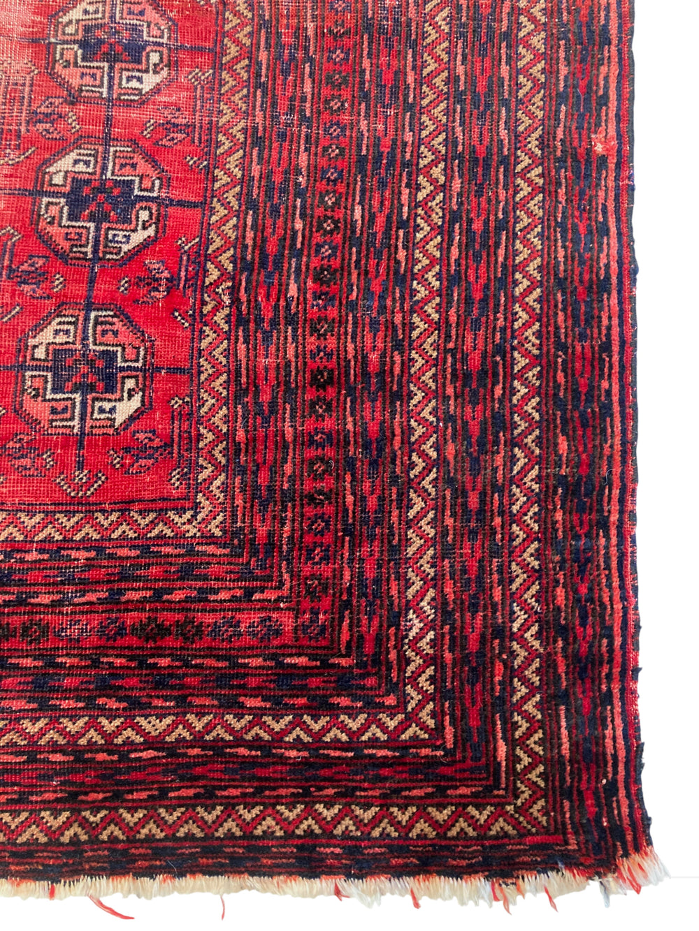 Vintage Caucasian Rug • 6'7" x 4'9"