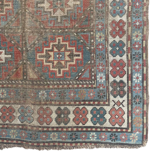 1920s Caucasian Rug • 3'5" x 6'6"