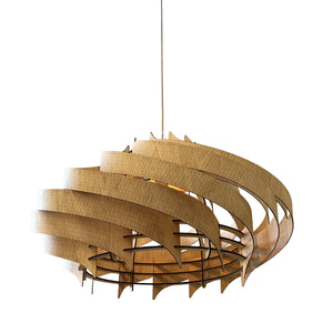 Birch plywood scandinavian pendant light