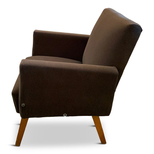 Mid Century European Velvet Armchairs