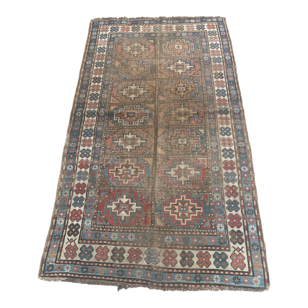 1920s Caucasian Rug • 3'5" x 6'6"