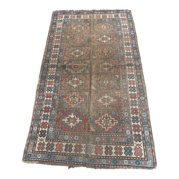 1920s Caucasian Rug • 3'5" x 6'6"