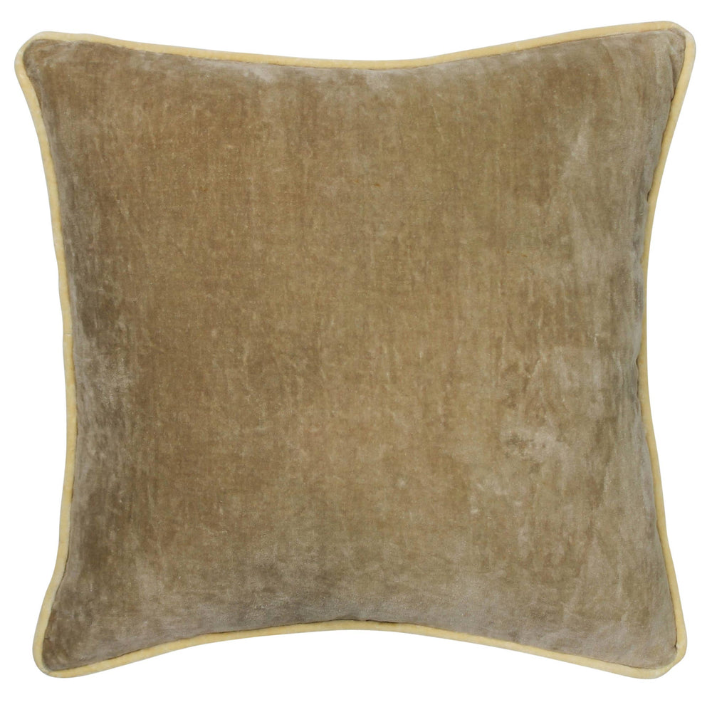 Andover Velvet Pillow, Goldenrod Yellow
