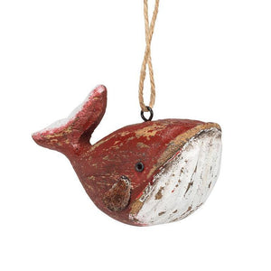 Carved Whale Ornament