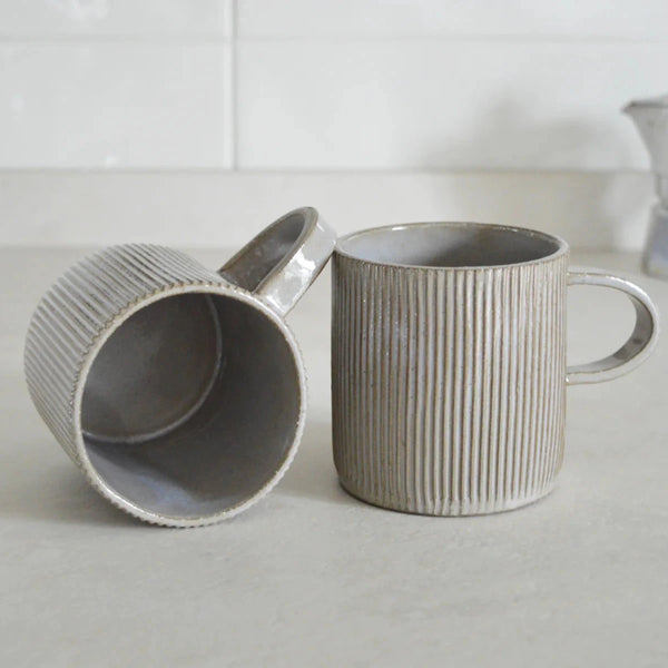 Millerighe Ceramic Mug | White