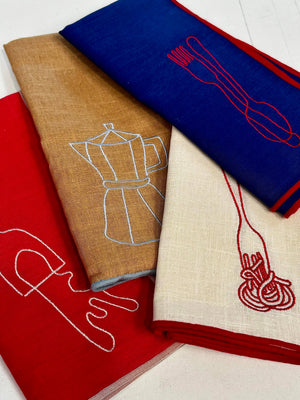 Cafetiere Linen Blend Napkins