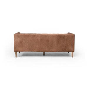 Brown Leather Chesterfield