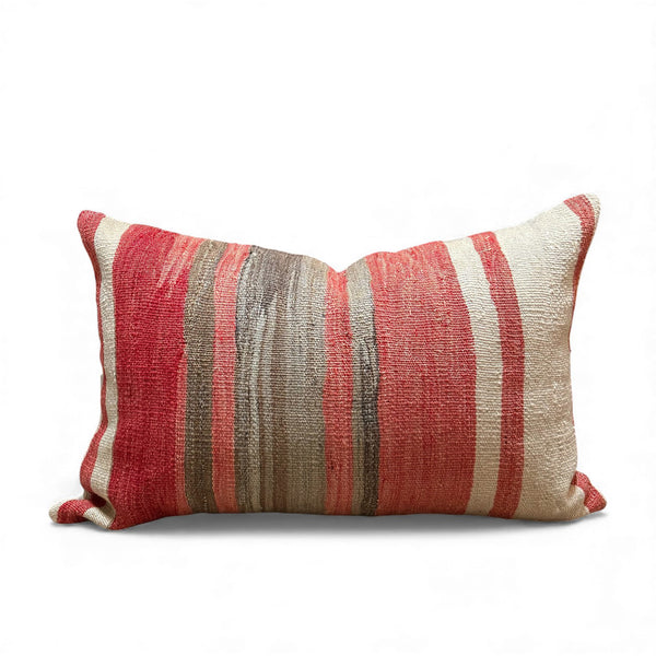Vintage Kilim Pillow • 16” x 24”