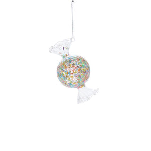 Multicolor Glass Candy Ornament