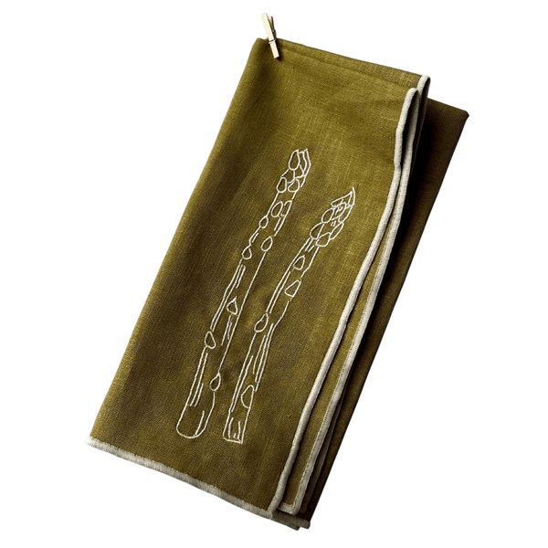 Linen Blend Napkin - Asparagus