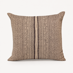 Vintage Fabric Pillow 17" x 17"