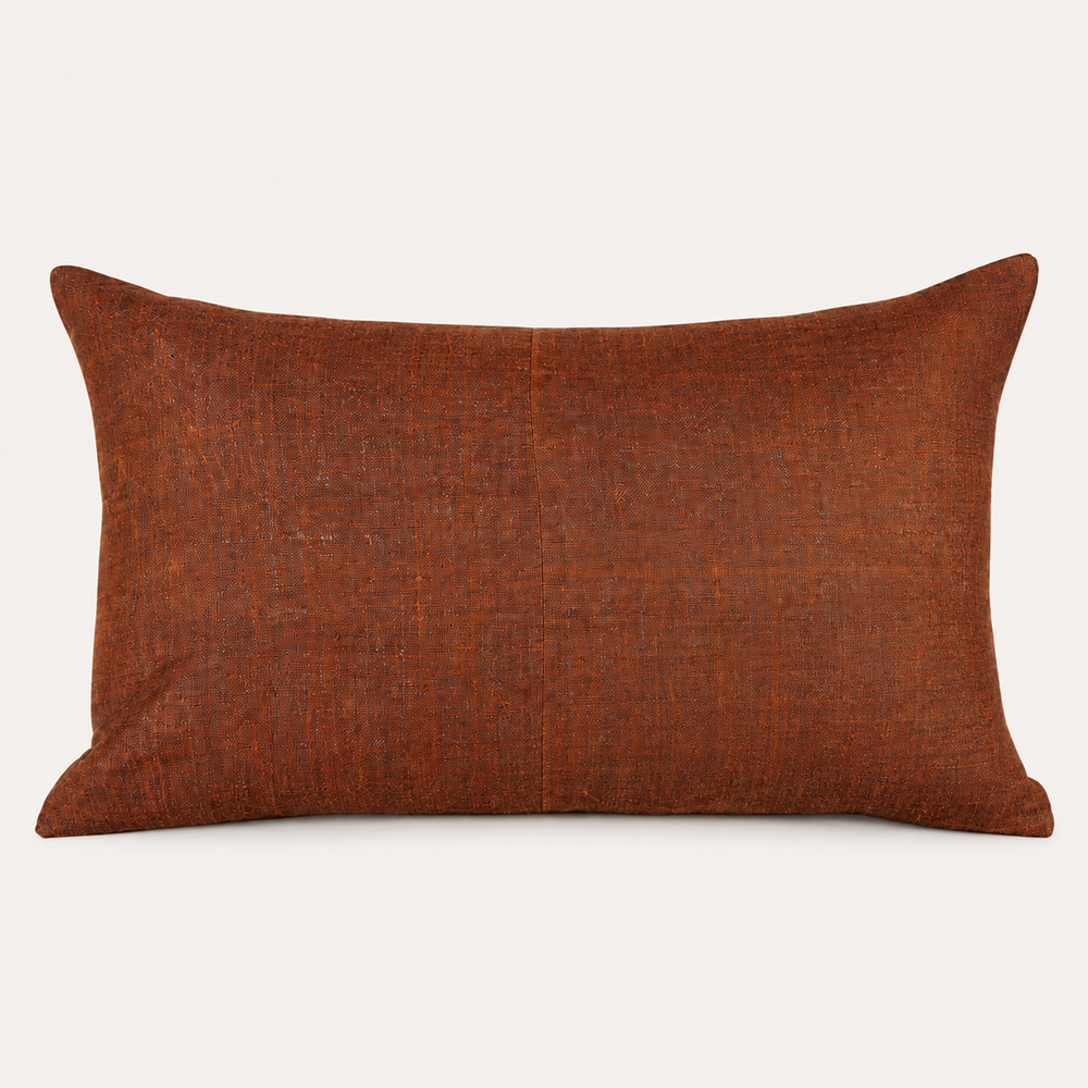Vintage Fabric Pillow 21" x 15"