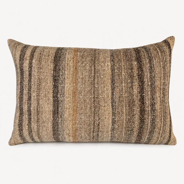 Vintage Fabric Pillow 22" x 14"