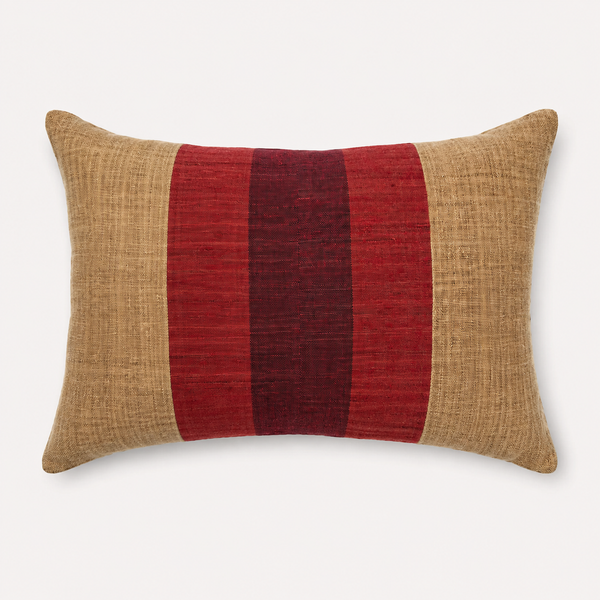 Vintage Fabric Pillow 19.5" x 13.5"