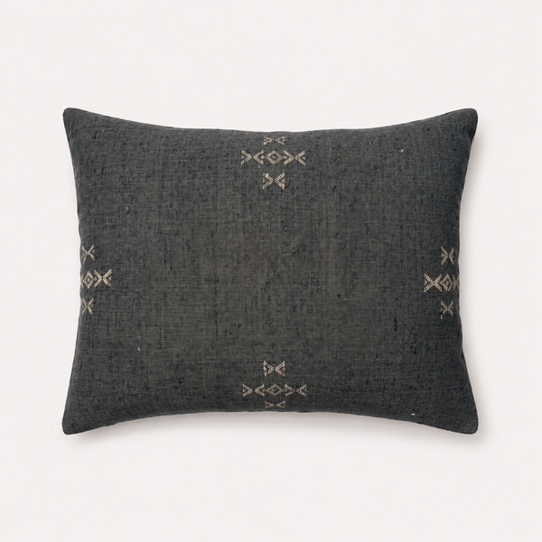 Vintage Fabric Pillow 18.5" x 14"