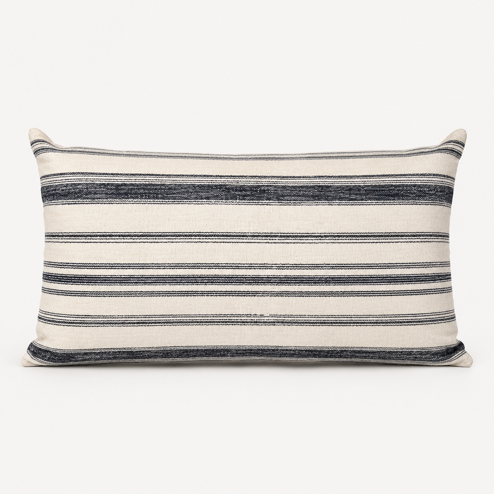 Vintage Fabric Pillow 27" x 14"