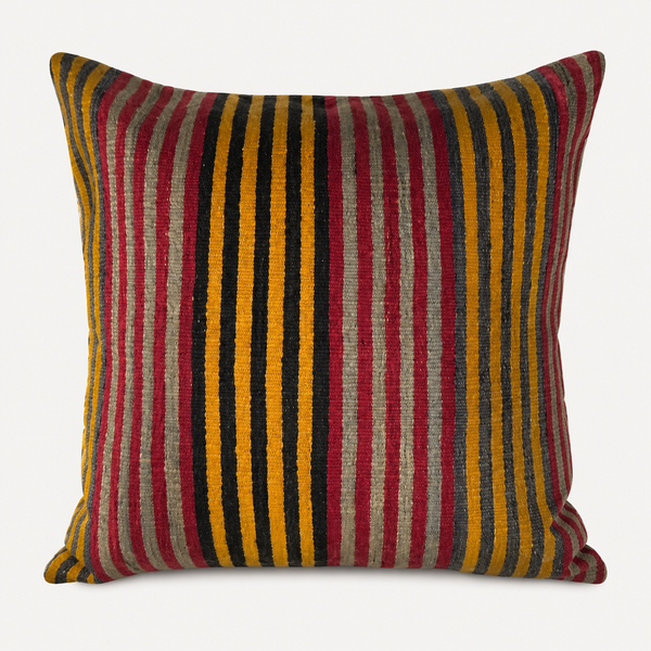 Vintage Kilim Pillow • 28” x 28”
