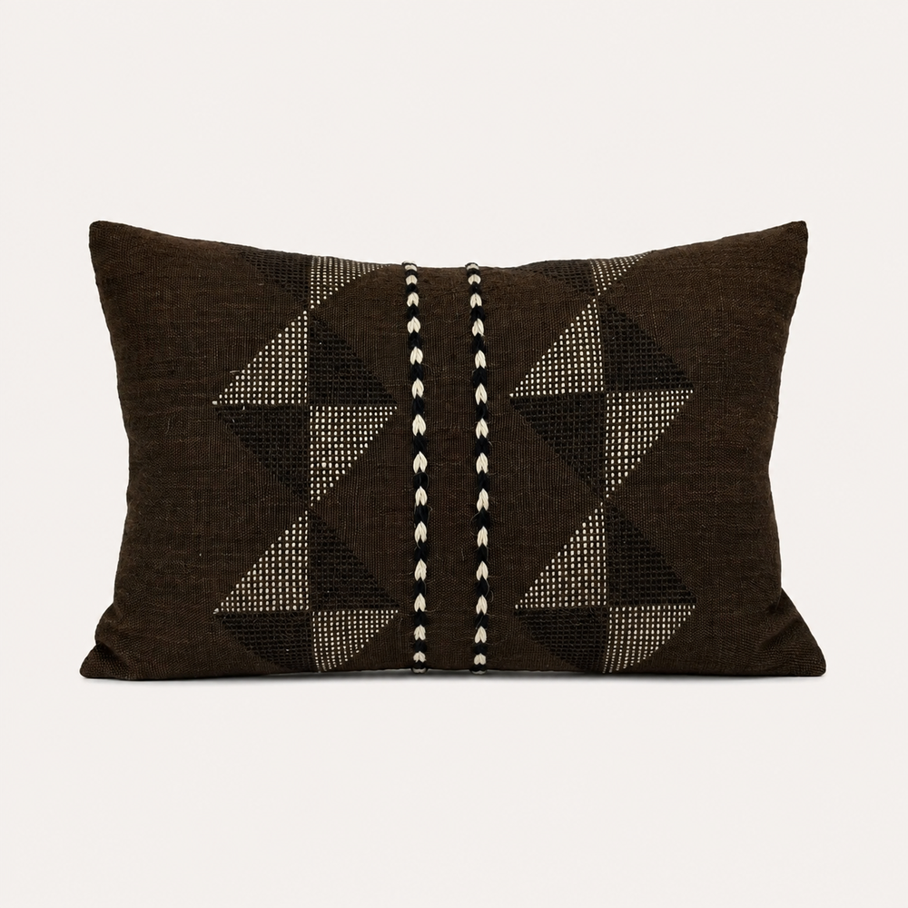 Vintage Fabric Pillow 21” x 14”