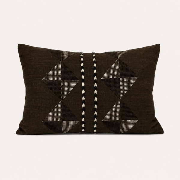 Vintage Fabric Pillow 21” x 14”