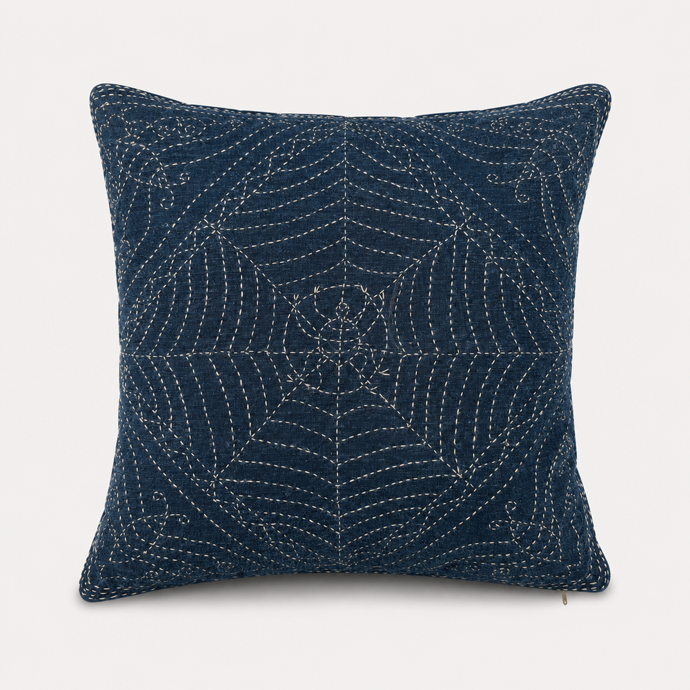 Vintage Fabric Pillow 13" x 13"
