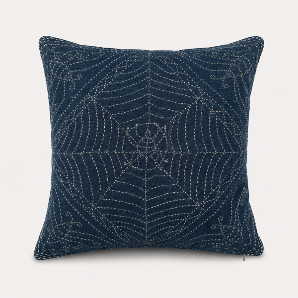 Vintage Fabric Pillow 13" x 13"