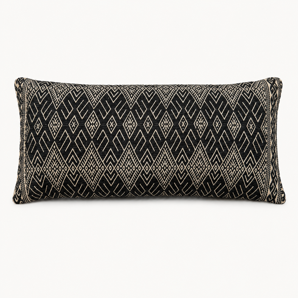Vintage Fabric Pillow 20.5" x 10"