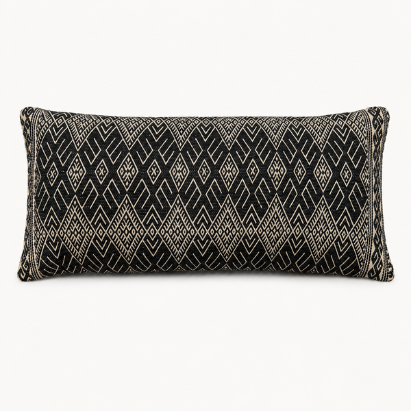 Vintage Fabric Pillow 20.5" x 10"