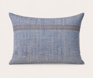 Vintage Fabric Pillow 23" x 19"