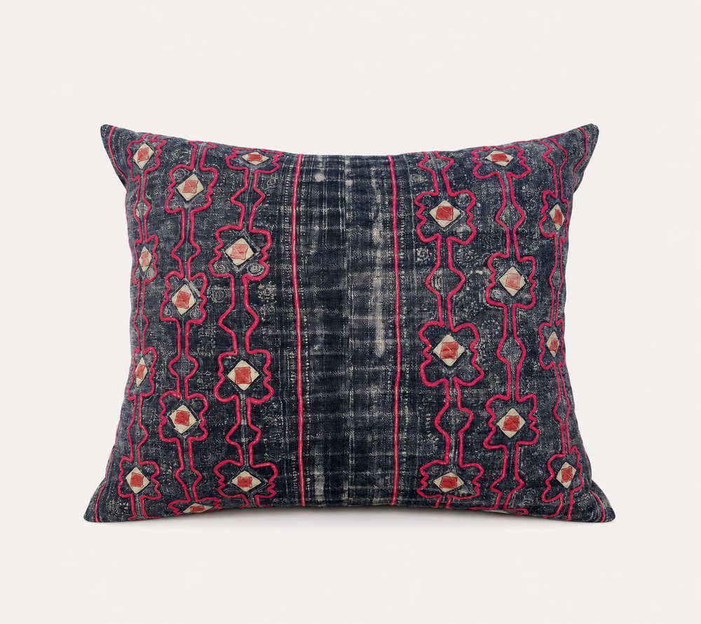 Vintage Fabric Pillows 17.5" 15"
