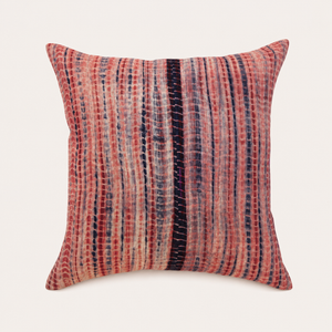 Vintage Fabric Pillow 19" x 19"