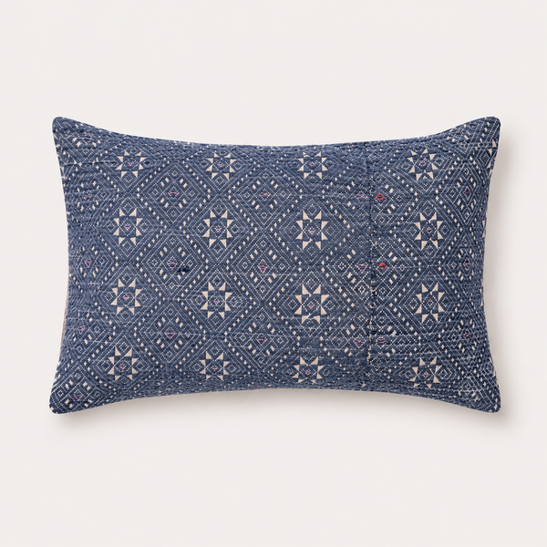 Vintage Fabric Pillow 16" x 11"